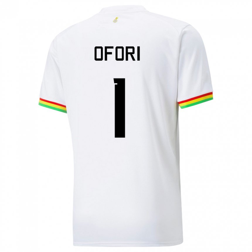 Herren Ghanaische Richard Ofori #1 Weiß Heimtrikot Trikot 22-24 T-shirt