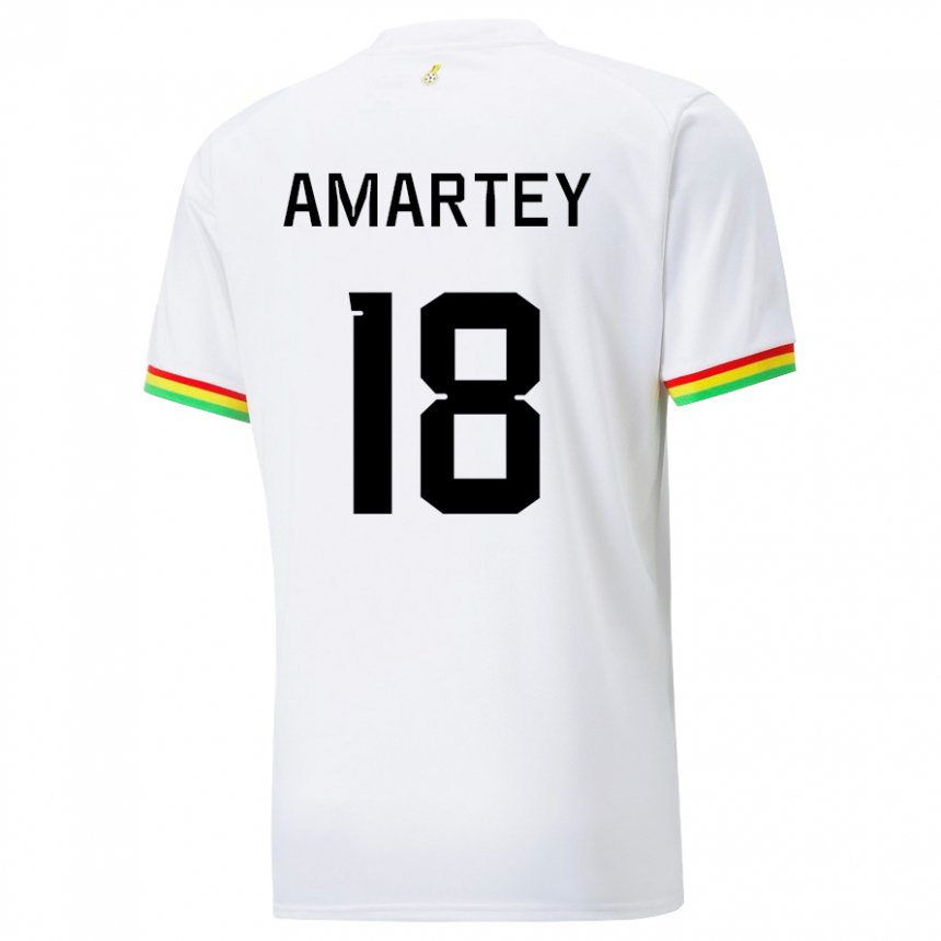 Herren Ghanaische Daniel Amartey #18 Weiß Heimtrikot Trikot 22-24 T-shirt