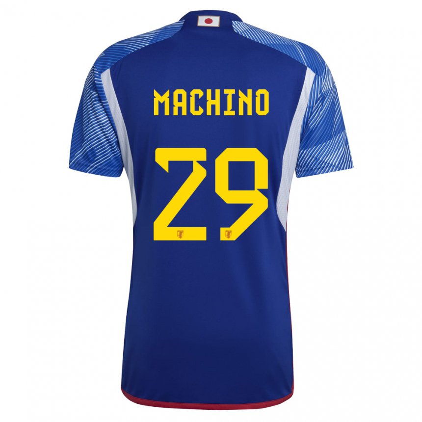 Herren Japanische Shuto Machino #29 Königsblau Heimtrikot Trikot 22-24 T-shirt