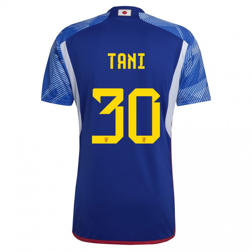 Herren Japanische Kosei Tani #30 Königsblau Heimtrikot Trikot 22-24 T-shirt