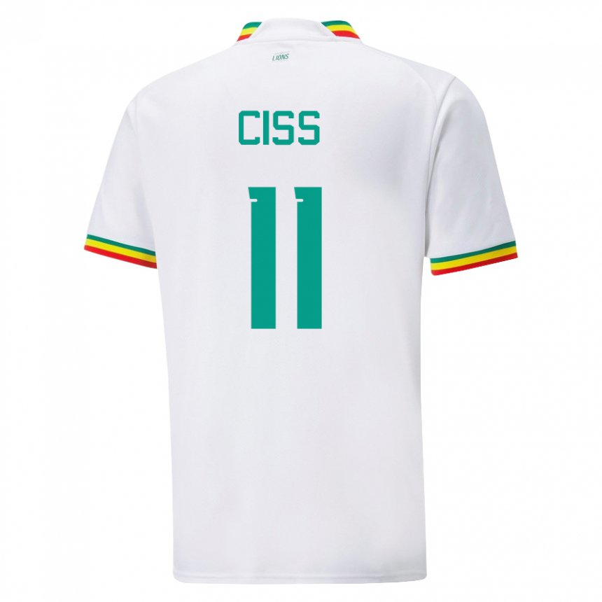 Herren Senegalesische Pathe Ciss #11 Weiß Heimtrikot Trikot 22-24 T-shirt