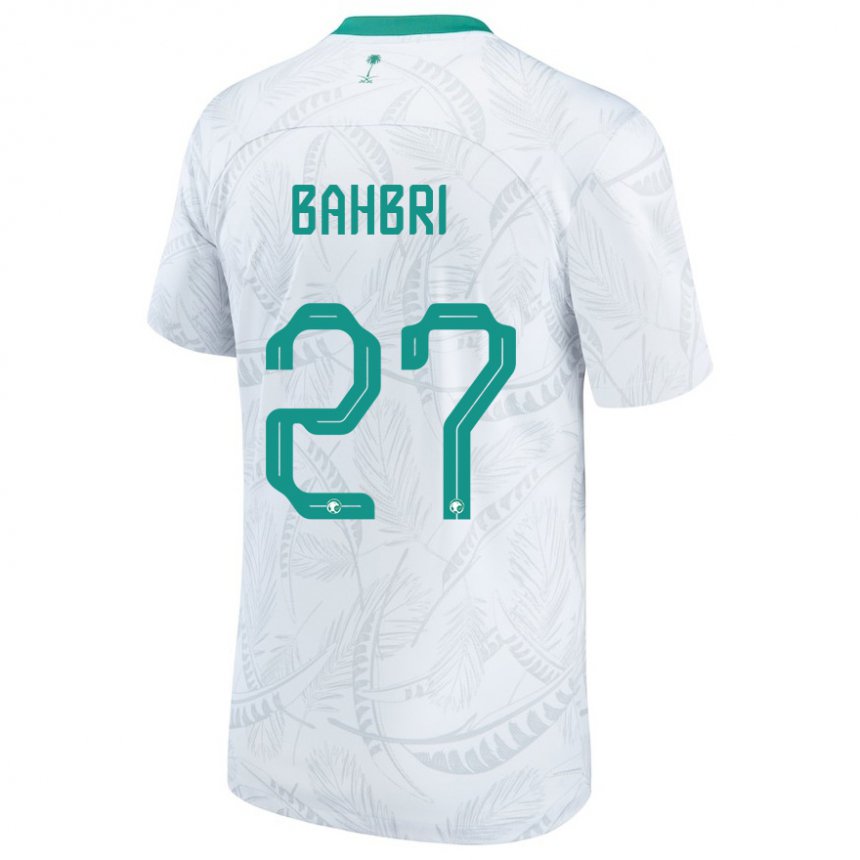 Herren Saudi-arabische Hatan Bahbri #27 Weiß Heimtrikot Trikot 22-24 T-shirt