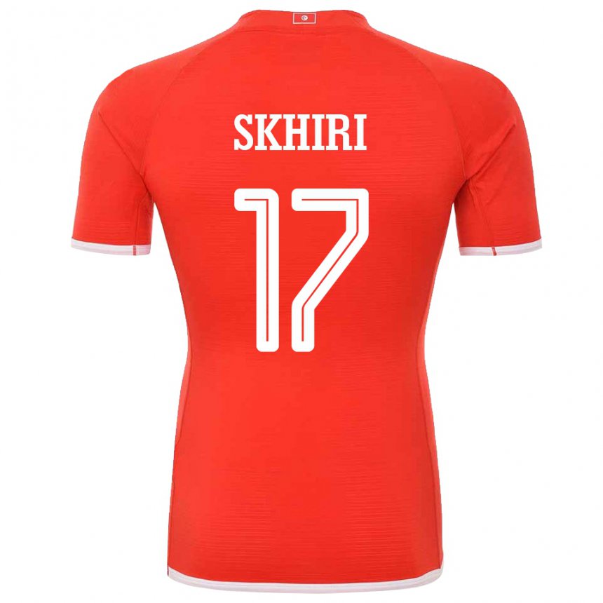 Herren Tunesische Ellyes Skhiri #17 Rot Heimtrikot Trikot 22-24 T-shirt