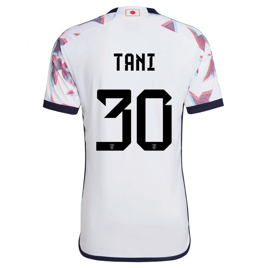 Herren Japanische Kosei Tani #30 Weiß Auswärtstrikot Trikot 22-24 T-shirt