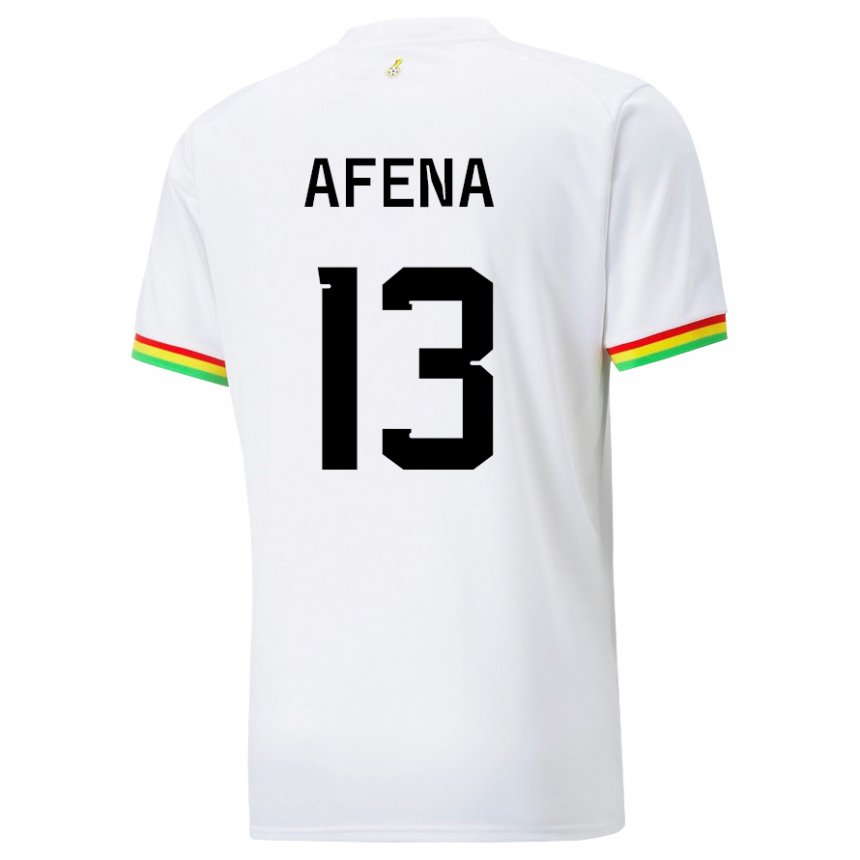 Damen Ghanaische Felix Afena-gyan #13 Weiß Heimtrikot Trikot 22-24 T-shirt