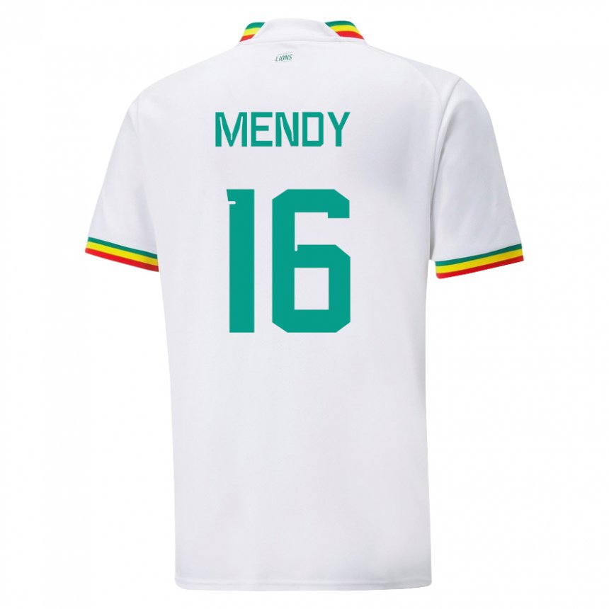 Damen Senegalesische Edouard Mendy #16 Weiß Heimtrikot Trikot 22-24 T-shirt