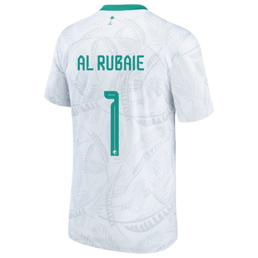 Damen Saudi-arabische Mohammed Al Rubaie #1 Weiß Heimtrikot Trikot 22-24 T-shirt