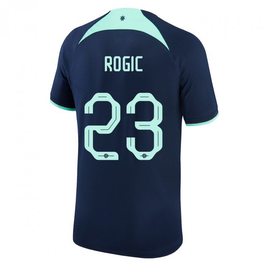Damen Australische Tom Rogic #23 Dunkelblau Auswärtstrikot Trikot 22-24 T-shirt