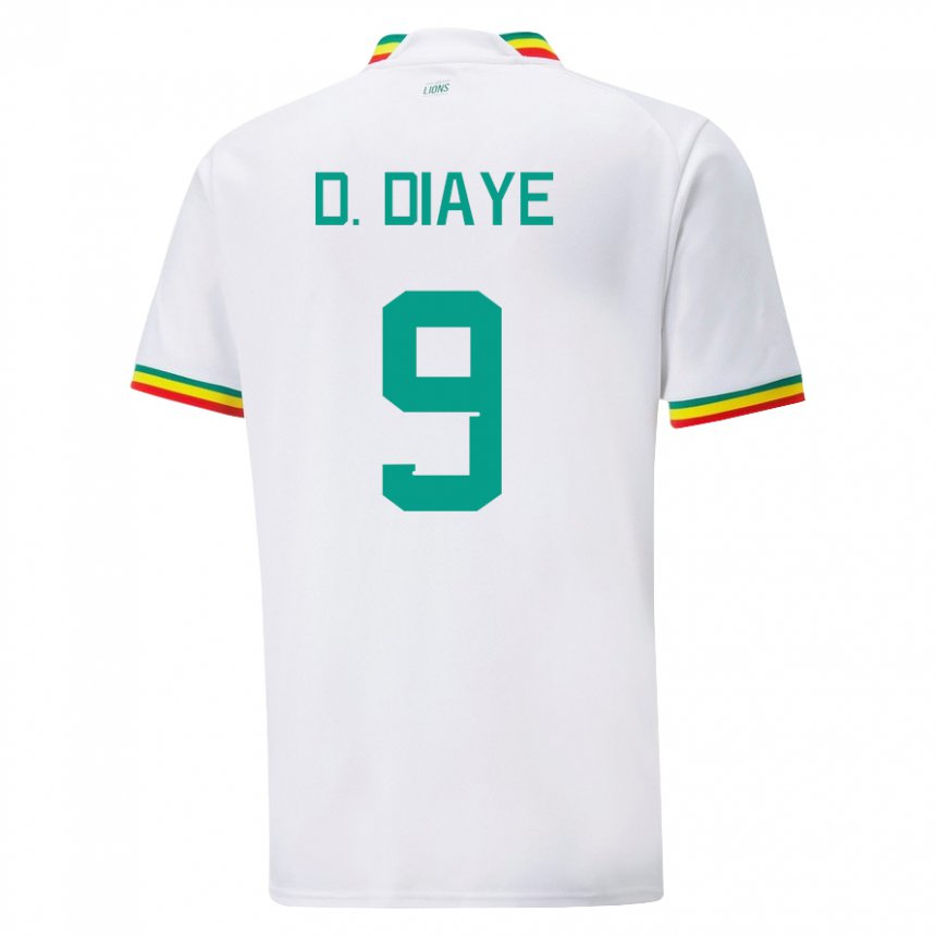 Kinder Senegalesische Dialy N Diaye #9 Weiß Heimtrikot Trikot 22-24 T-shirt