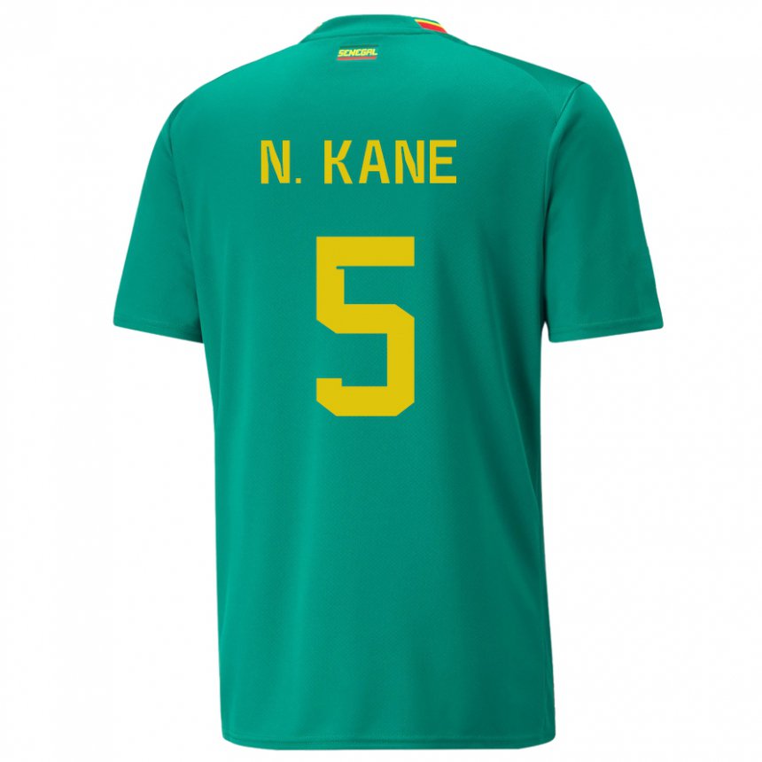 Kinder Senegalesische Ndeye Ndiaye Kane #5 Grün Auswärtstrikot Trikot 22-24 T-shirt