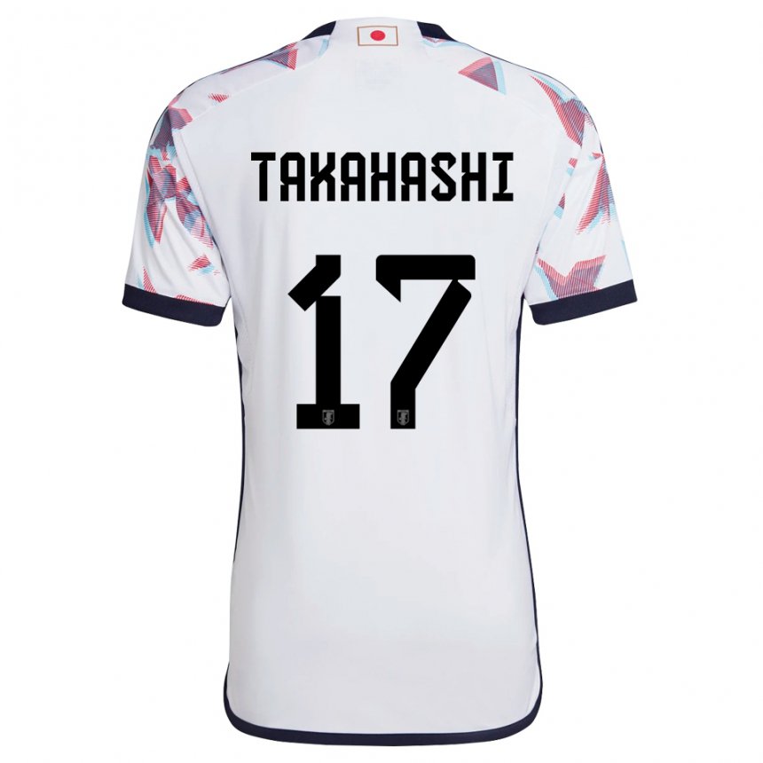 Kinder Japanische Hana Takahashi #17 Weiß Auswärtstrikot Trikot 22-24 T-shirt
