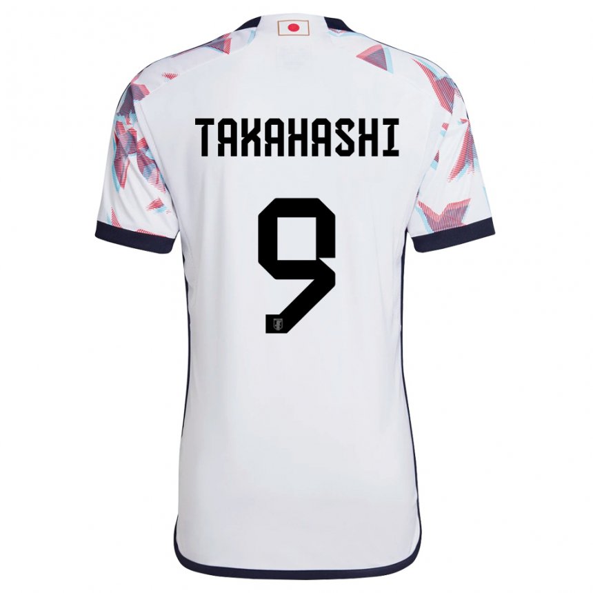 Kinder Japanische Hikaru Takahashi #9 Weiß Auswärtstrikot Trikot 22-24 T-shirt