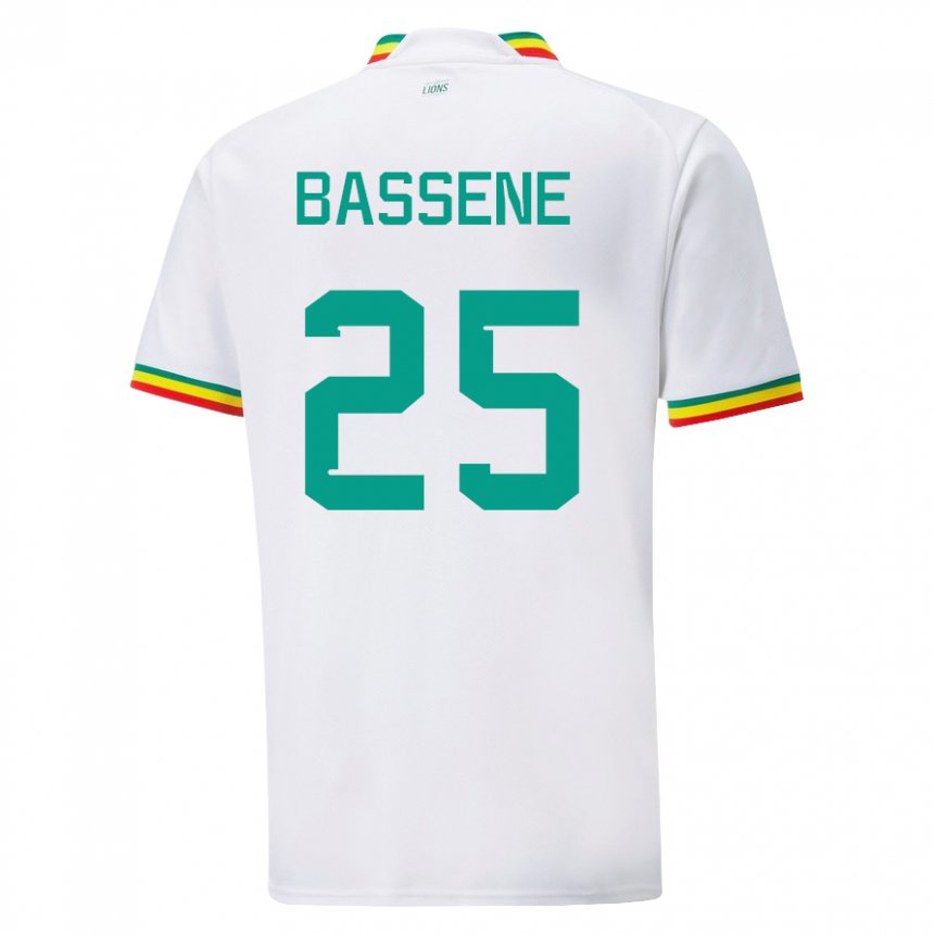 Herren Senegalesische Pascaline Bassene #25 Weiß Heimtrikot Trikot 22-24 T-shirt