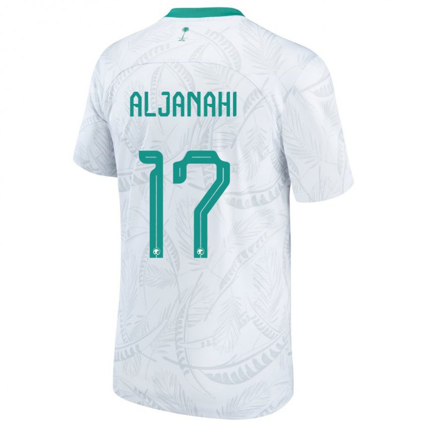 Herren Saudi-arabische Nawaf Aljanahi #17 Weiß Heimtrikot Trikot 22-24 T-shirt