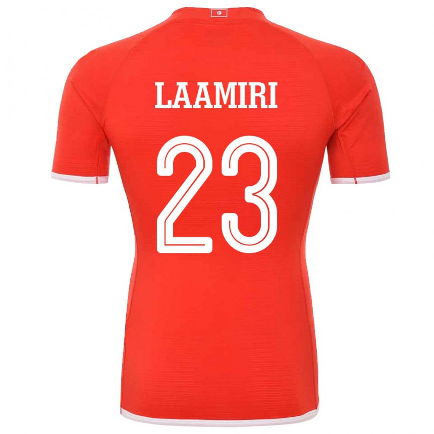 Herren Tunesische Soumaya Laamiri #23 Rot Heimtrikot Trikot 22-24 T-shirt