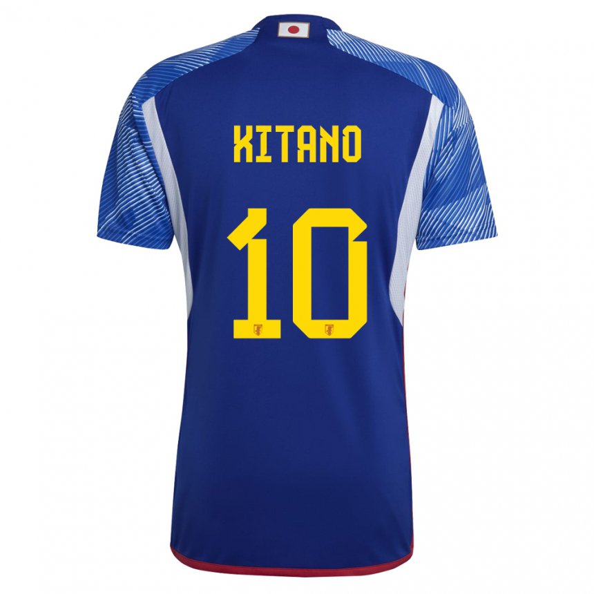 Herren Japanische Sota Kitano #10 Königsblau Heimtrikot Trikot 22-24 T-shirt