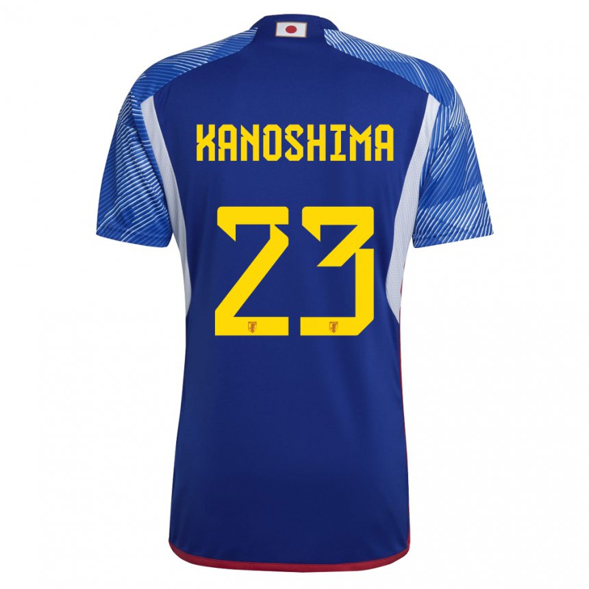 Herren Japanische Yu Kanoshima #23 Königsblau Heimtrikot Trikot 22-24 T-shirt