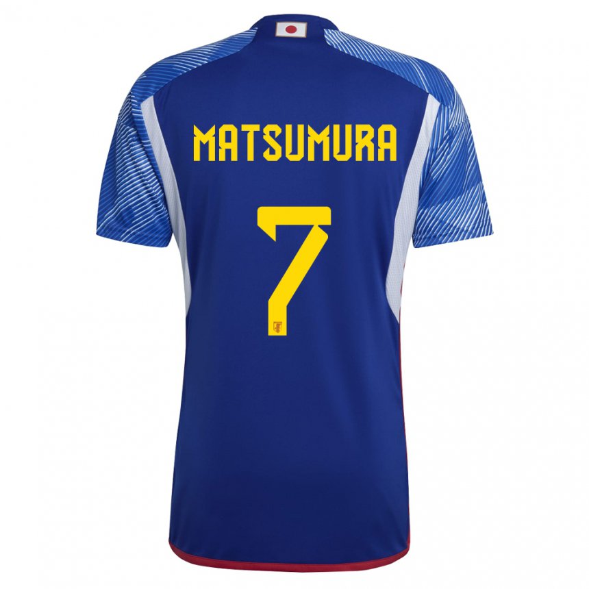 Herren Japanische Kosuke Matsumura #7 Königsblau Heimtrikot Trikot 22-24 T-shirt