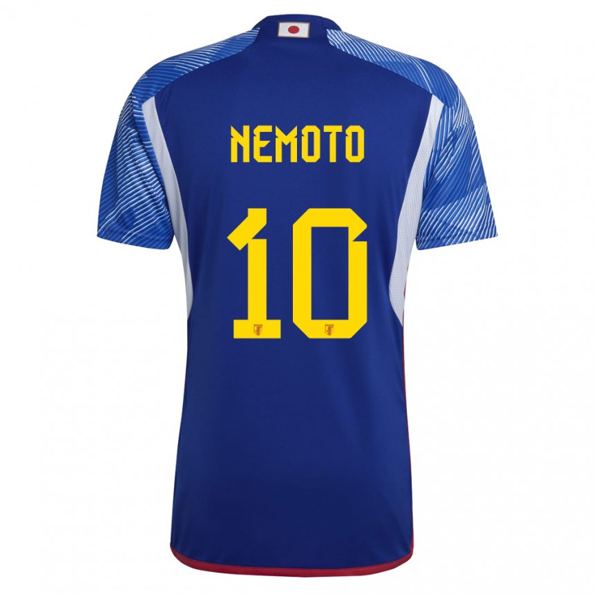 Herren Japanische Kotaro Nemoto #10 Königsblau Heimtrikot Trikot 22-24 T-shirt