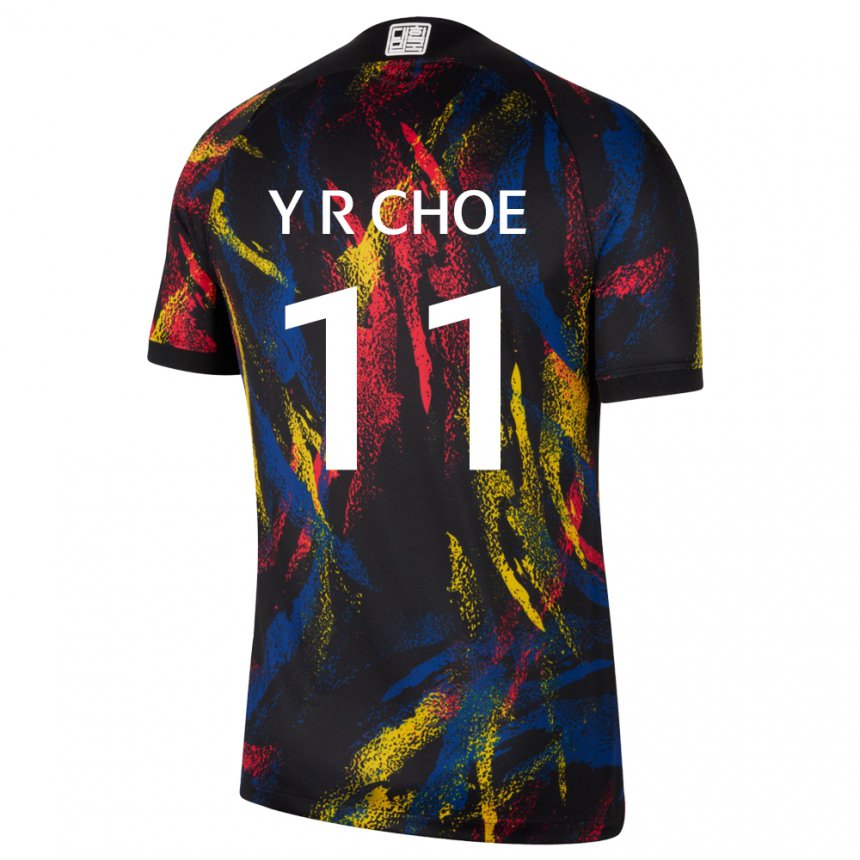Herren Südkoreanische Choe Yu Ri #11 Mehrfarbig Auswärtstrikot Trikot 22-24 T-shirt