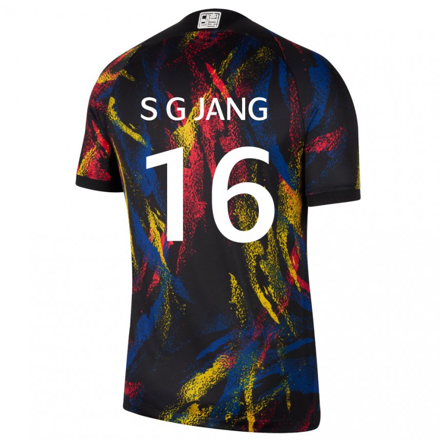 Herren Südkoreanische Jang Sel Gi #16 Mehrfarbig Auswärtstrikot Trikot 22-24 T-shirt