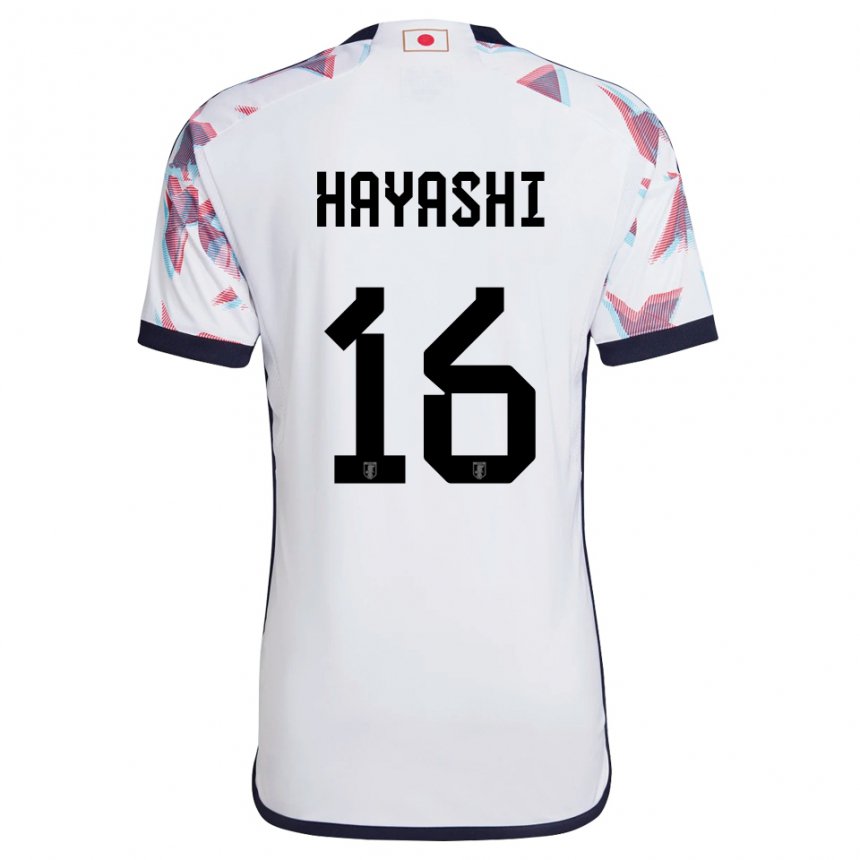 Herren Japanische Honoka Hayashi #16 Weiß Auswärtstrikot Trikot 22-24 T-shirt