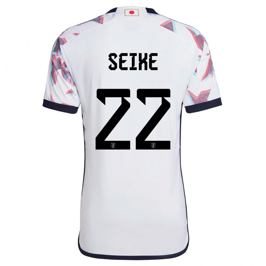 Herren Japanische Kiko Seike #22 Weiß Auswärtstrikot Trikot 22-24 T-shirt