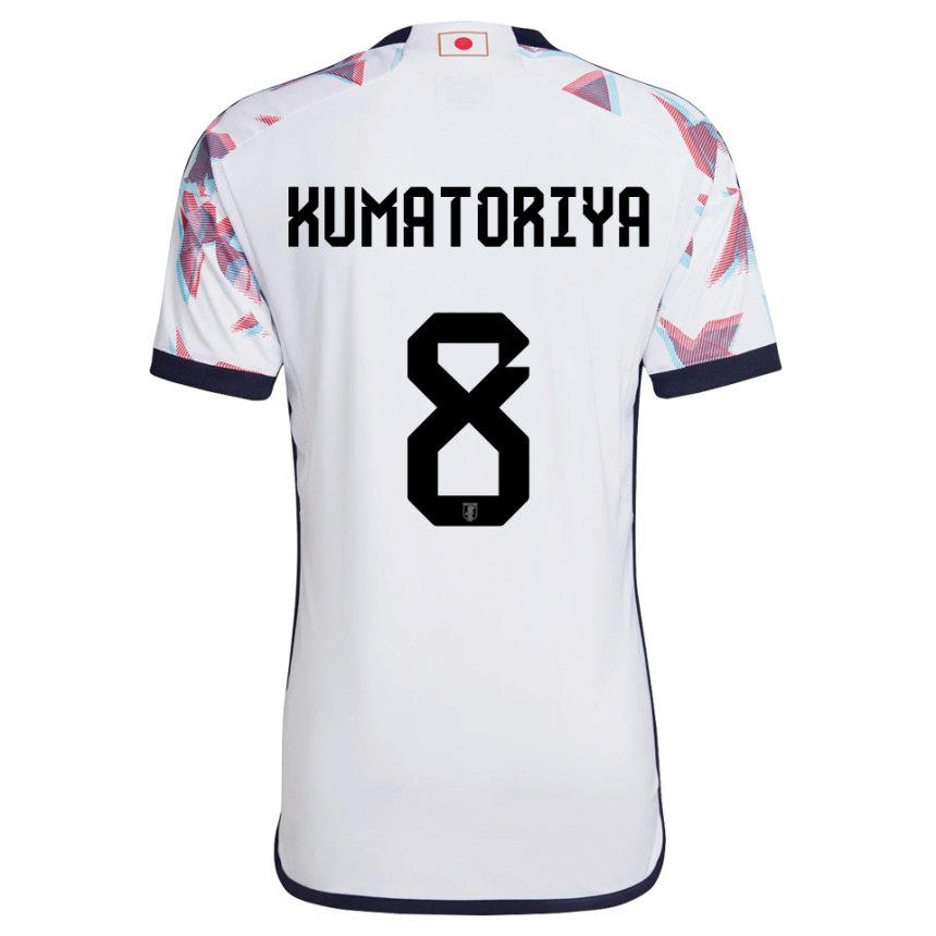 Herren Japanische Issei Kumatoriya #8 Weiß Auswärtstrikot Trikot 22-24 T-shirt