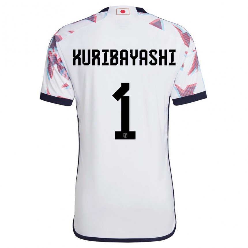 Herren Japanische Hayato Kuribayashi #1 Weiß Auswärtstrikot Trikot 22-24 T-shirt