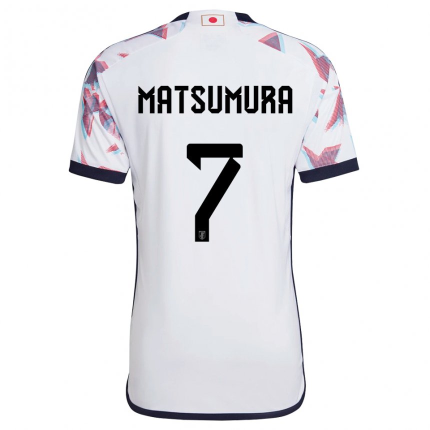 Herren Japanische Kosuke Matsumura #7 Weiß Auswärtstrikot Trikot 22-24 T-shirt
