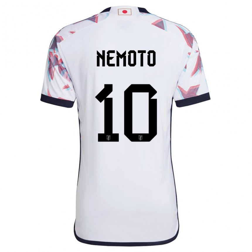 Herren Japanische Kotaro Nemoto #10 Weiß Auswärtstrikot Trikot 22-24 T-shirt