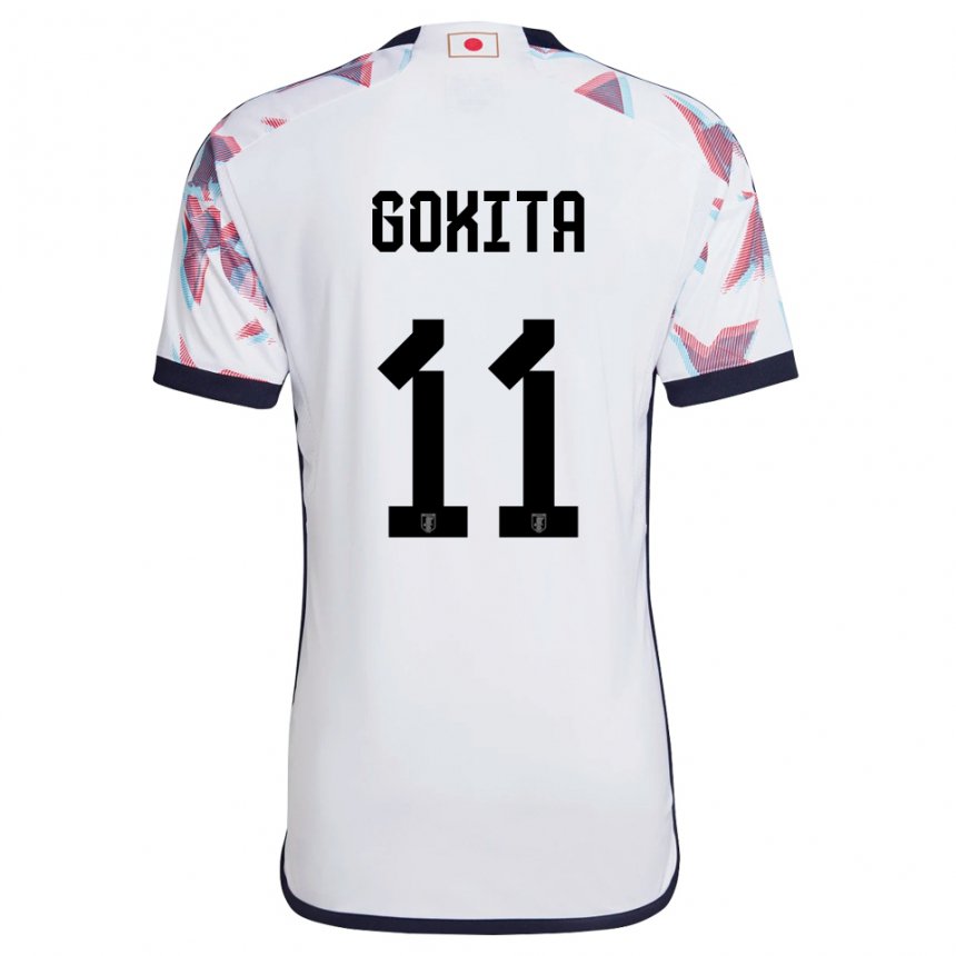 Herren Japanische Kishin Gokita #11 Weiß Auswärtstrikot Trikot 22-24 T-shirt