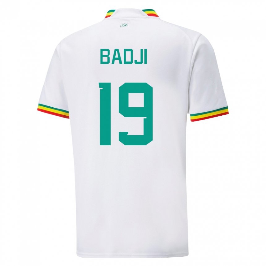 Damen Senegalesische Youssouph Badji #19 Weiß Heimtrikot Trikot 22-24 T-shirt