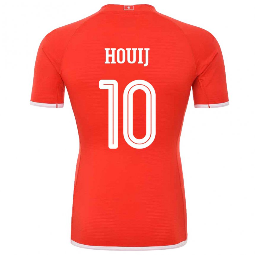 Damen Tunesische Mariem Houij #10 Rot Heimtrikot Trikot 22-24 T-shirt