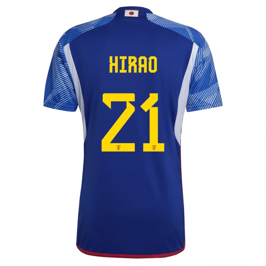 Damen Japanische Chika Hirao #21 Königsblau Heimtrikot Trikot 22-24 T-shirt
