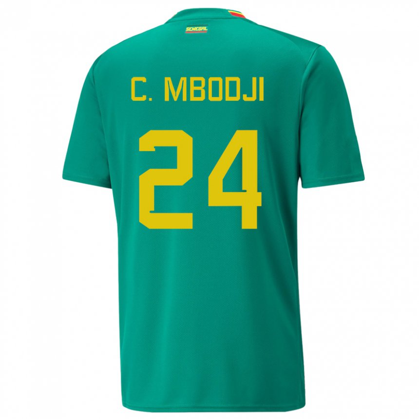 Damen Senegalesische Coumba Sylla Mbodji #24 Grün Auswärtstrikot Trikot 22-24 T-shirt