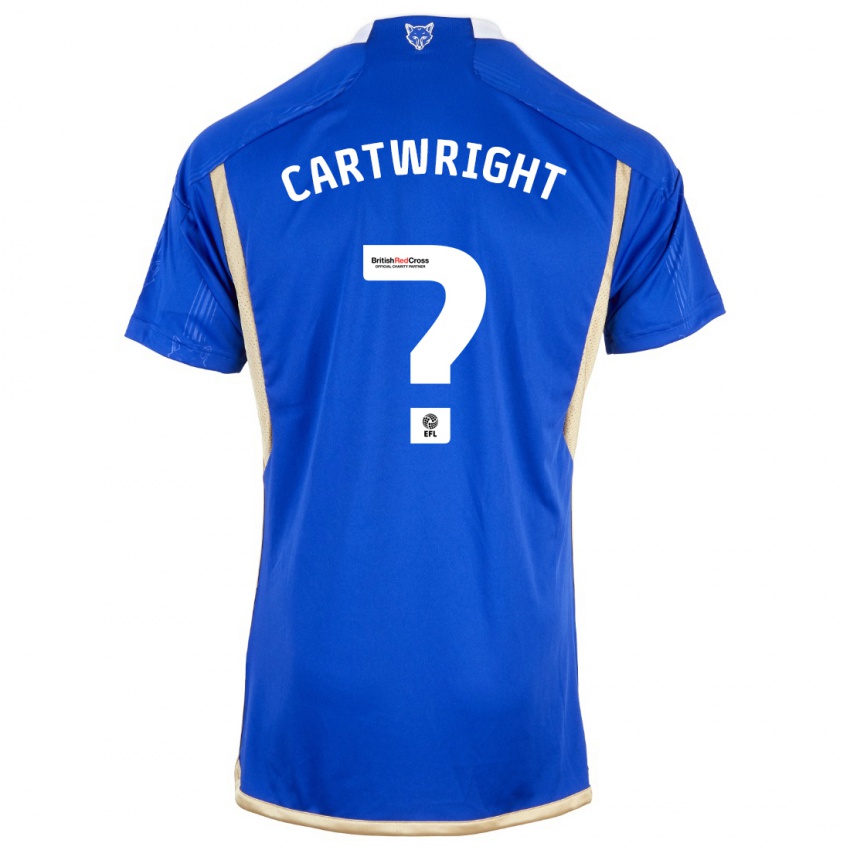 Kinder Henry Cartwright #0 Blau Heimtrikot Trikot 2023/24 T-Shirt