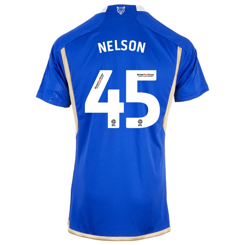 Kinder Ben Nelson #45 Blau Heimtrikot Trikot 2023/24 T-Shirt