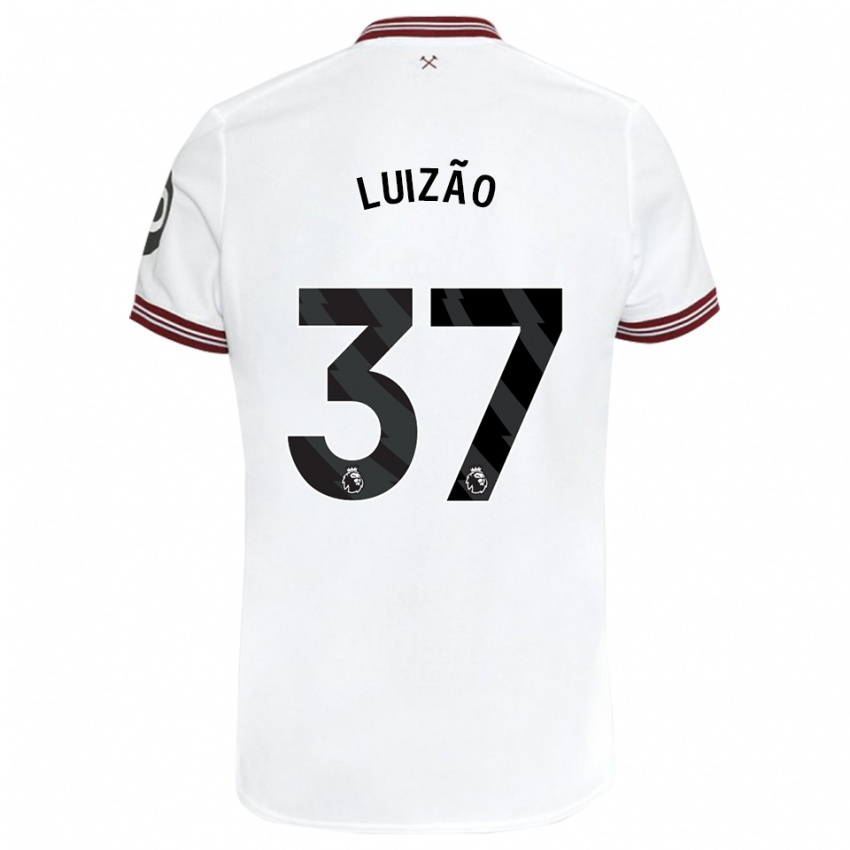 Kinder Luizão #37 Weiß Auswärtstrikot Trikot 2023/24 T-Shirt