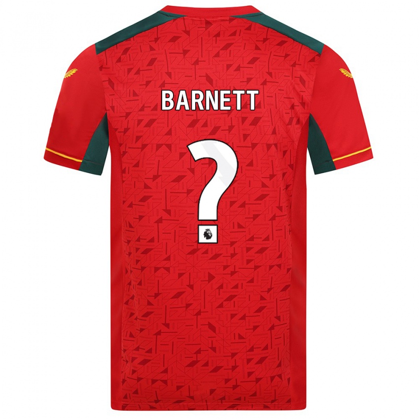 Kinder Ty Barnett #0 Rot Auswärtstrikot Trikot 2023/24 T-Shirt