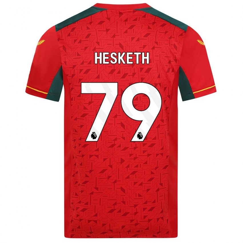Kinder Owen Hesketh #79 Rot Auswärtstrikot Trikot 2023/24 T-Shirt