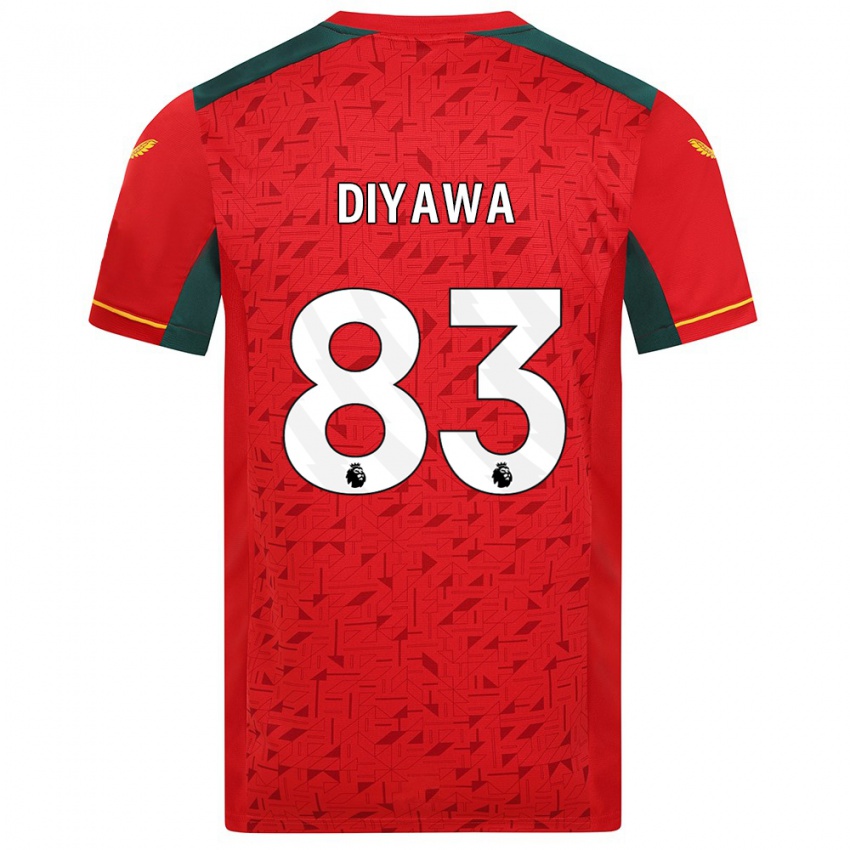 Kinder Aaron Keto-Diyawa #83 Rot Auswärtstrikot Trikot 2023/24 T-Shirt