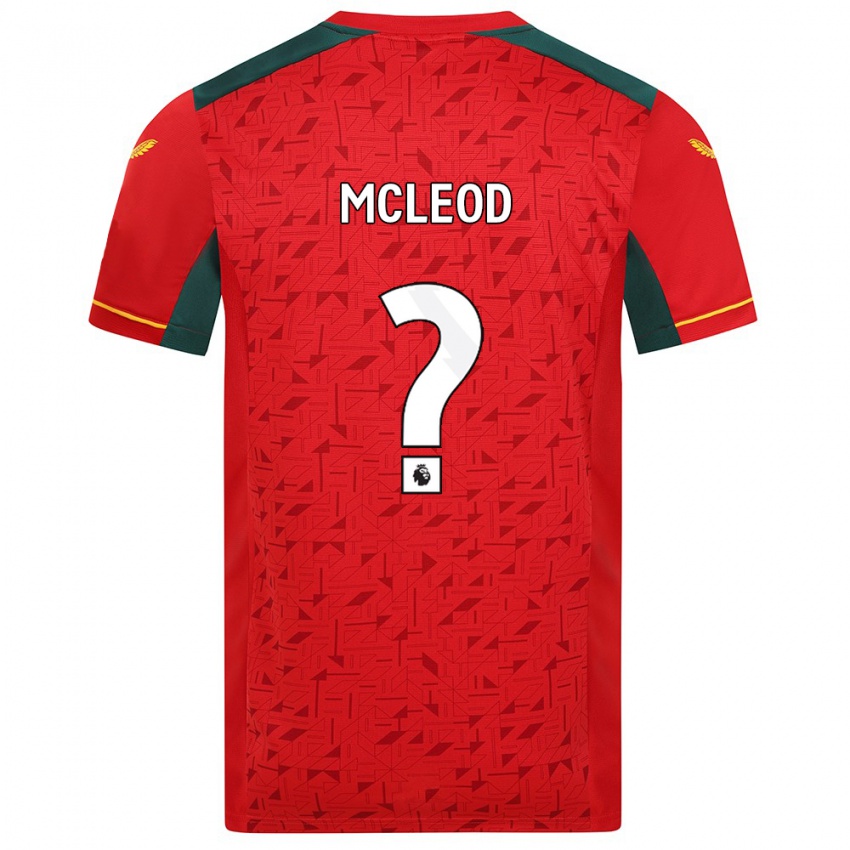 Kinder Conor Mcleod #0 Rot Auswärtstrikot Trikot 2023/24 T-Shirt
