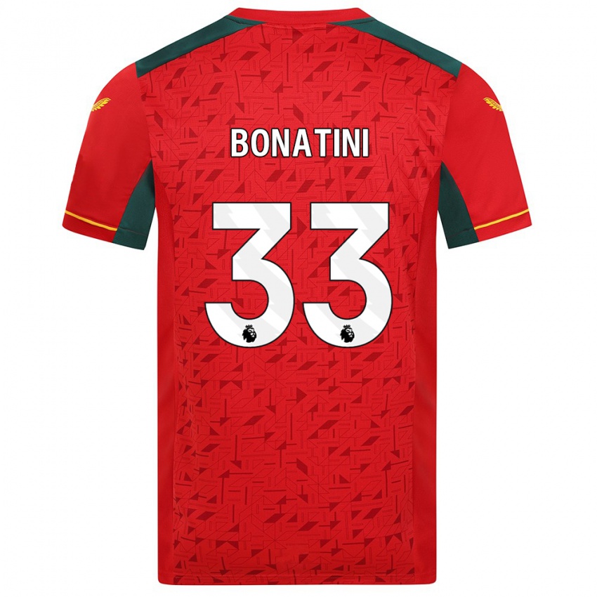 Kinder Leo Bonatini #33 Rot Auswärtstrikot Trikot 2023/24 T-Shirt