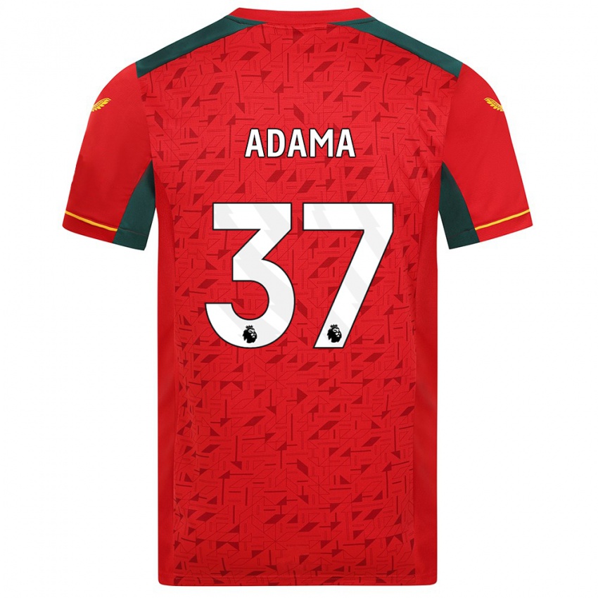 Kinder Adama Traore #37 Rot Auswärtstrikot Trikot 2023/24 T-Shirt