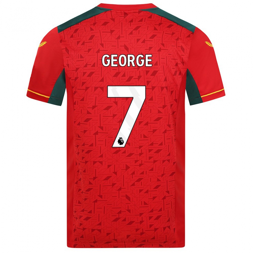 Kinder Tammi George #7 Rot Auswärtstrikot Trikot 2023/24 T-Shirt