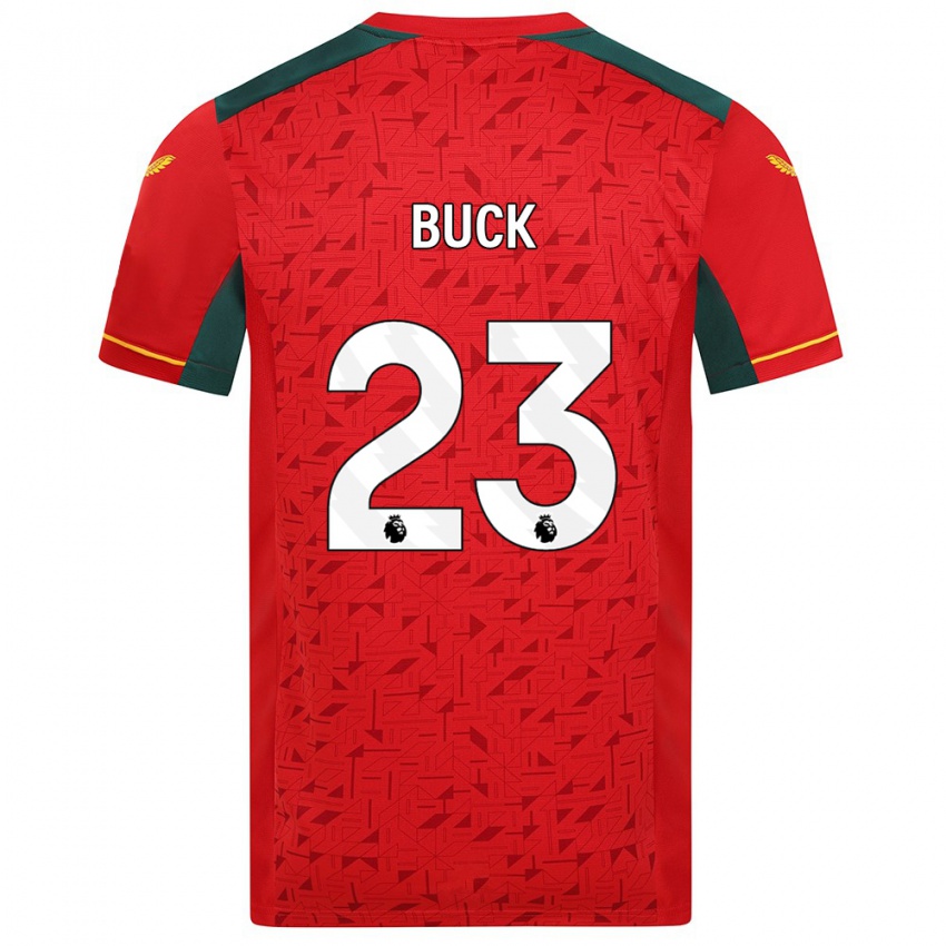 Kinder Alex Buck #23 Rot Auswärtstrikot Trikot 2023/24 T-Shirt