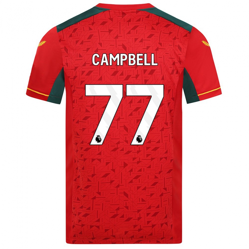 Kinder Chem Campbell #77 Rot Auswärtstrikot Trikot 2023/24 T-Shirt