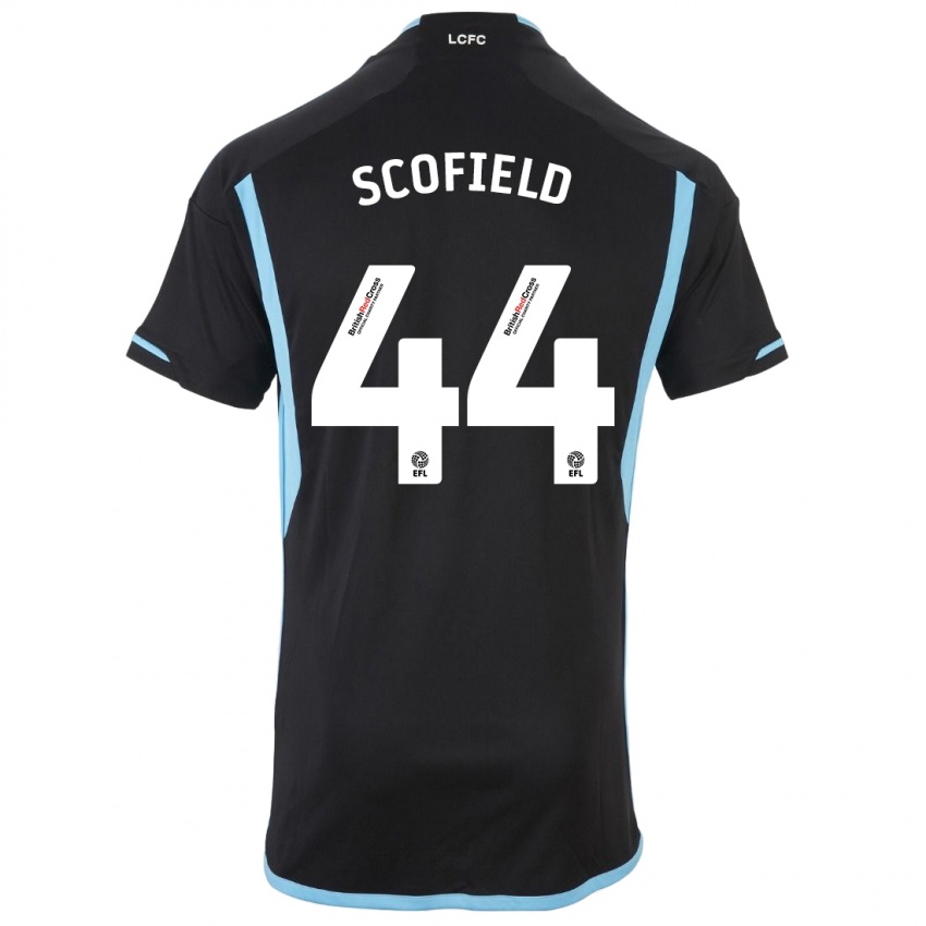 Kinder Connie Scofield #44 Schwarz Auswärtstrikot Trikot 2023/24 T-Shirt