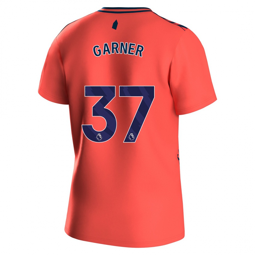 Kinder James Garner #37 Koralle Auswärtstrikot Trikot 2023/24 T-Shirt
